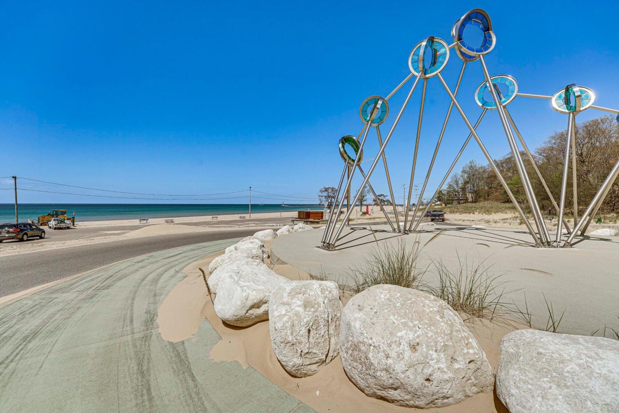 Walk To Beach Lake Michigan Getaway! Muskegon Luaran gambar